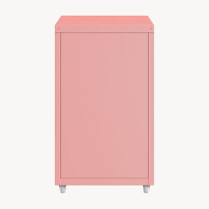 Cassettiera Kökar in Acciaio Mobile Archivio con 3 Cassetti e Rotelle - Vari Colori [en.casa]