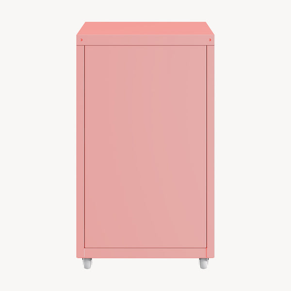 Cassettiera Kökar in Acciaio Mobile Archivio con 3 Cassetti e Rotelle - Vari Colori [en.casa]