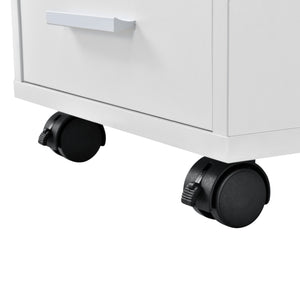 Cassettiera a Ruote Comodino con 5 Cassetti 63 x 33 x 38 cm [en.casa]