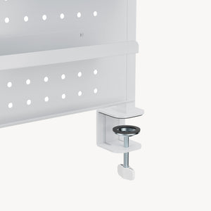 Organizzatore Sauda Pannello Forato da Scrivania con Morsetti 114x68 cm  [en.casa]