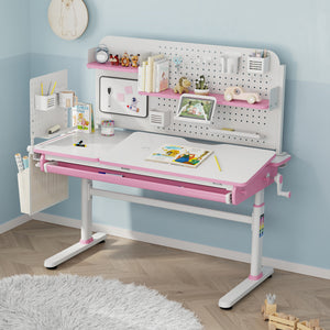 Organizzatore Sauda Pannello Forato da Scrivania con Morsetti 114x68 cm  [en.casa]