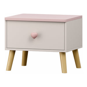 Comodino per Bambini Sandnes con Cassetto [en.casa]