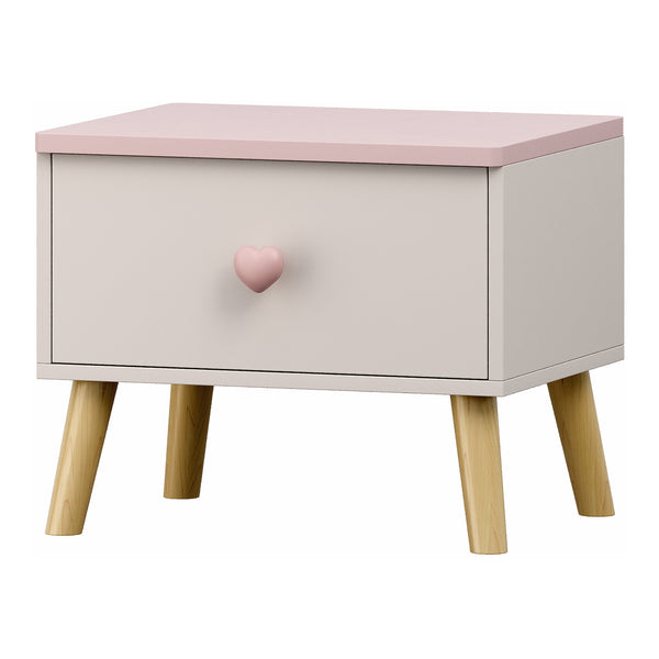 Comodino per Bambini Sandnes con Cassetto [en.casa]