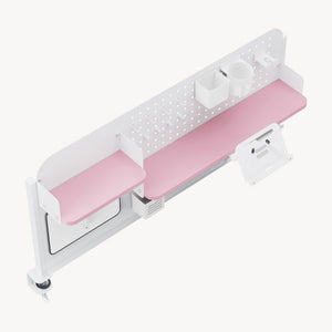 Organizzatore Sauda Pannello Forato da Scrivania con Morsetti 114x68 cm  [en.casa]