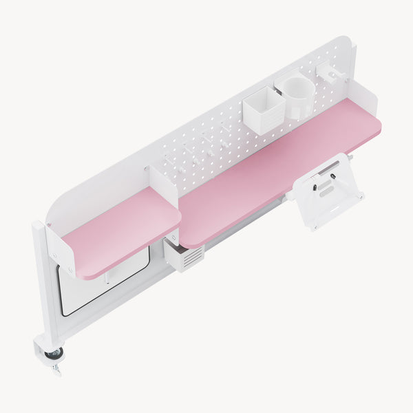 Organizzatore Sauda Pannello Forato da Scrivania con Morsetti 114x68 cm  [en.casa]