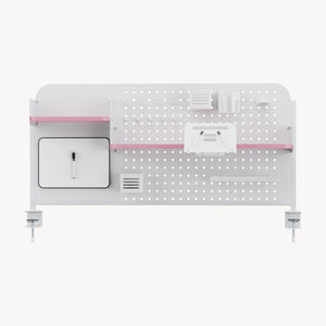 Organizzatore Sauda Pannello Forato da Scrivania con Morsetti 114x68 cm  [en.casa]