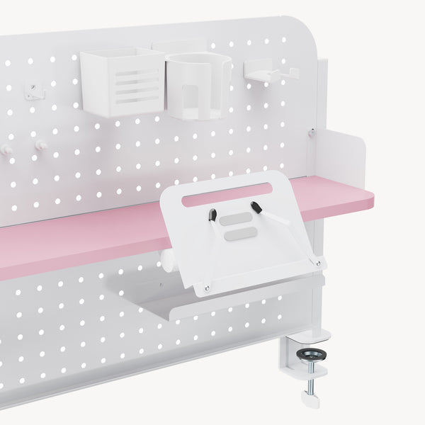 Organizzatore Sauda Pannello Forato da Scrivania con Morsetti 114x68 cm  [en.casa]