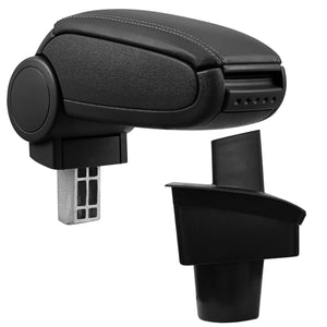 Bracciolo centrale VW Passat B6 3C con vano portaoggetti in diverse versioni Nero pro.tec - premiumXL