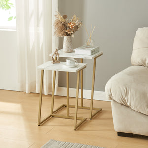 Tavolino Salem set da 2 [en.casa]