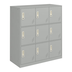 Armadio portavalori Rautavaara con 4/6/9 ante grigio chiaro [en.casa]