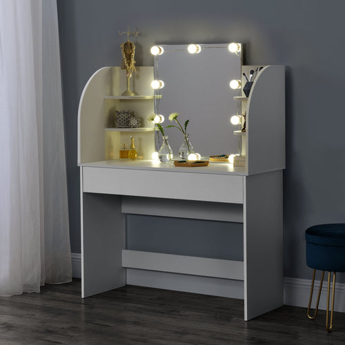 Toeletta Köla con LED in vari colori [en.casa]