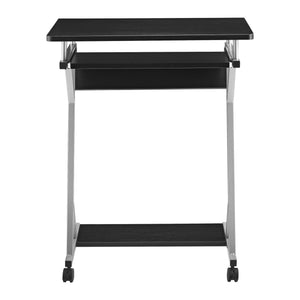 [en.casa] Scrivania per Computer 60 x 40 x 75 cm Tavolo PC con Ruote Piano Ruotabile
