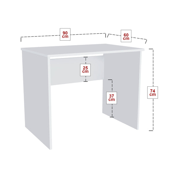 Scrivania Årdal 90x60x74cm in vari colori [en.casa]