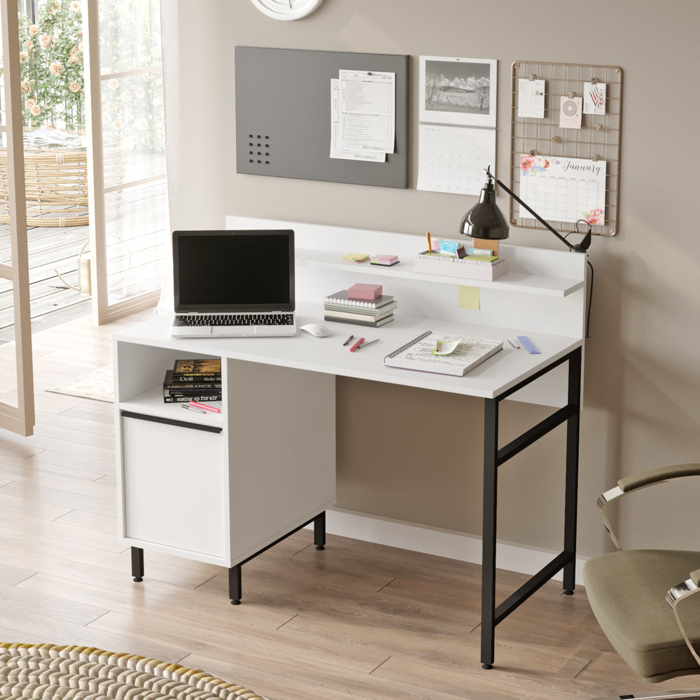 Scrivania Fajaarire Tavolo con Piano 120x60 cm [en.casa] 