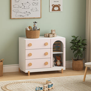 Cassettiera per bambini Vaarentaa [en.casa]