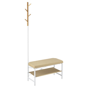 Panca con ripiano porta scarpe Rjukan Beige pro.tec