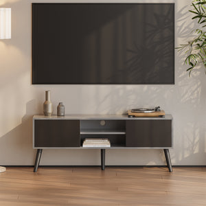 Mobile Porta TV Eskilstuna a 2 Ante e Ripiani 120 x 30 x 47 cm [en.casa]