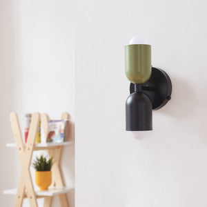 Lampada da Parete Trorlos con 2 Paralumi Applique Up Down - Vari Colori lux.pro