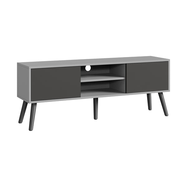 Mobile Porta TV Eskilstuna a 2 Ante e Ripiani 120 x 30 x 47 cm [en.casa]