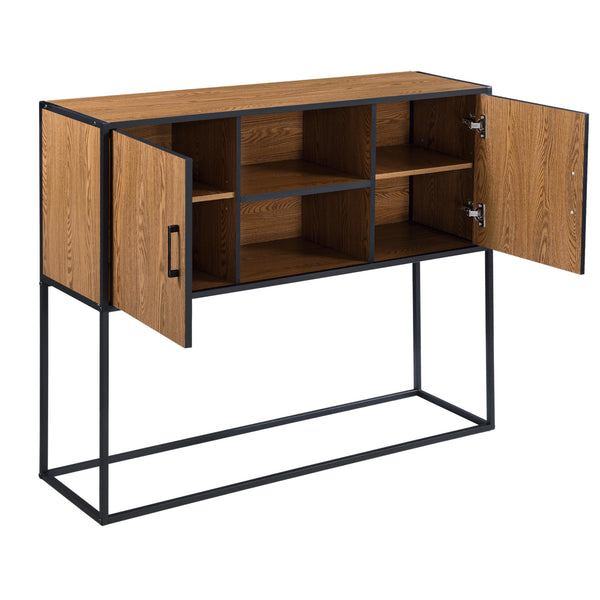 Sideboard Motala con ripiano e ante armadio vari colori [en.casa]