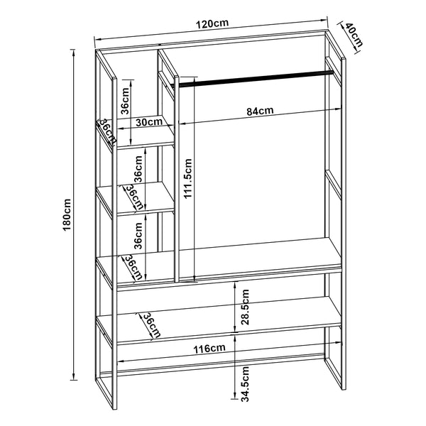 Appendiabiti Horgau [en.casa]