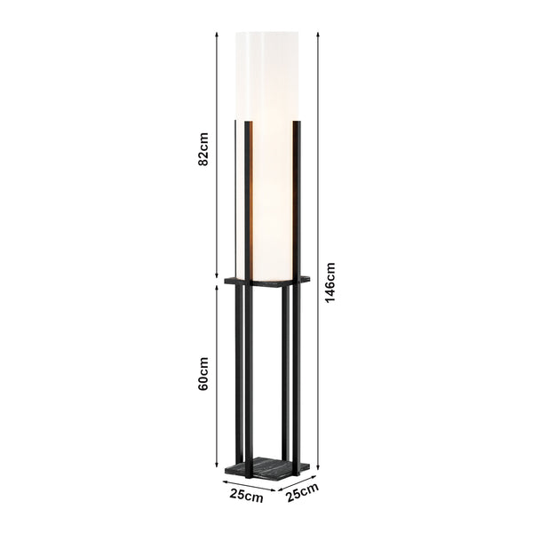 Lampada da Terra Gisborne Piantana a Scaffale - Vari Colori - lux.pro 
