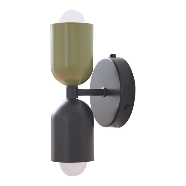 Lampada da Parete Trorlos con 2 Paralumi Applique Up Down - Vari Colori lux.pro