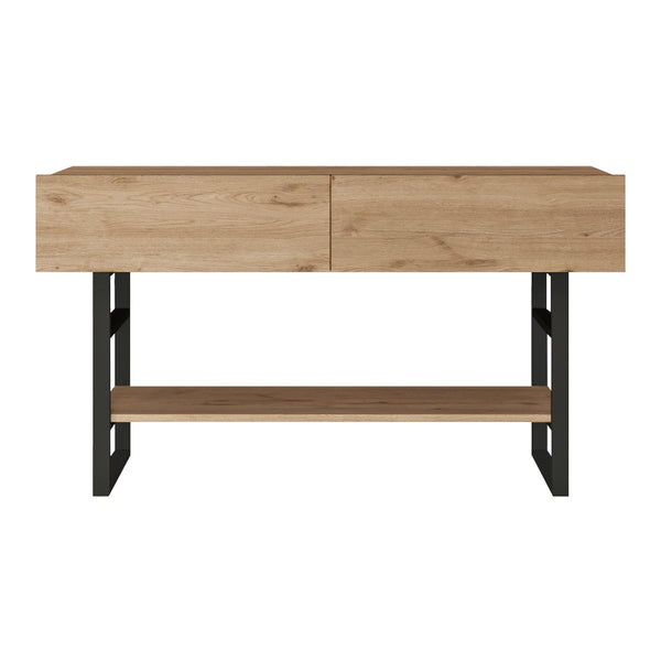 Tavolo Consolle Lappeenranta Mobile Contenitore con Ante a Ribalta 76x139x43 cm  [en.casa] 