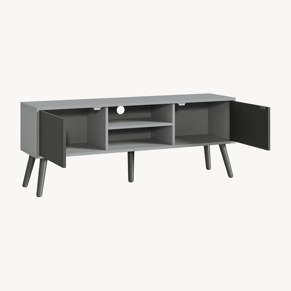 Mobile Porta TV Eskilstuna a 2 Ante e Ripiani 120 x 30 x 47 cm [en.casa]