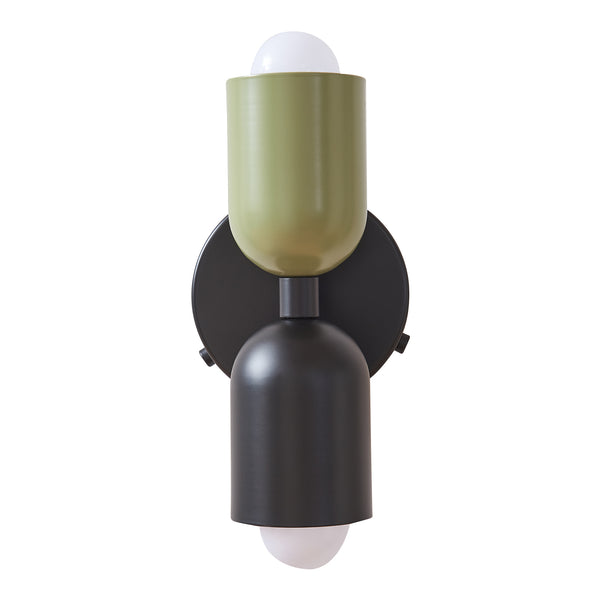 Lampada da Parete Trorlos con 2 Paralumi Applique Up Down - Vari Colori lux.pro