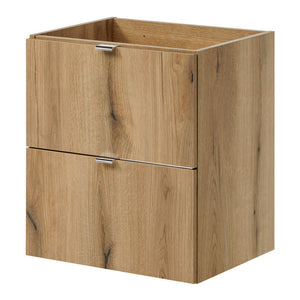 Mobile Pensile Sottolavabo Newport con Cassetti e Lavabo Rettangolare Bianco [en.casa]

