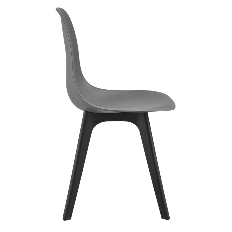 Schizzo in scala [en.casa] Sedie per Sala da Pranzo Design 83 x 54 x 48 cm Set di 6 Pezzi Plastica