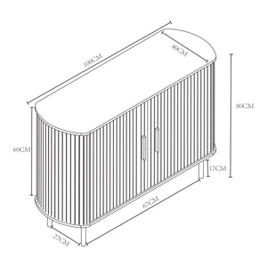 Cassettiera Tvedestrand [en.casa]