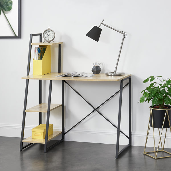 Scrivania Aalborg 117x102x50 cm in vari colori en.casa