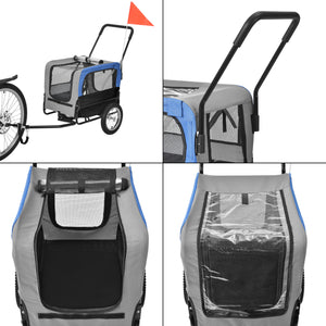 Rimorchio per biciclette Max. 20 kg Trasporto cani Impermeabile pro.tec