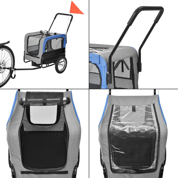 Rimorchio per biciclette Max. 20 kg Trasporto cani Impermeabile pro.tec