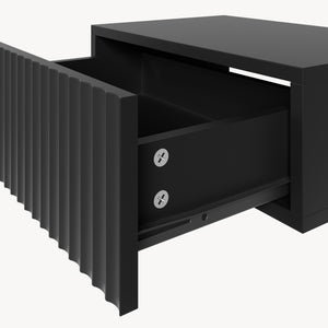 Set di 2 Comodini Sospesi Nand Mobili Notte da Parete con Cassetto [en.casa]