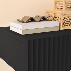 Comodino Sospeso da Parete Nand con Cassetto [en.casa]