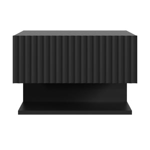 Comodino Sospeso da Parete Nand con Cassetto [en.casa]
