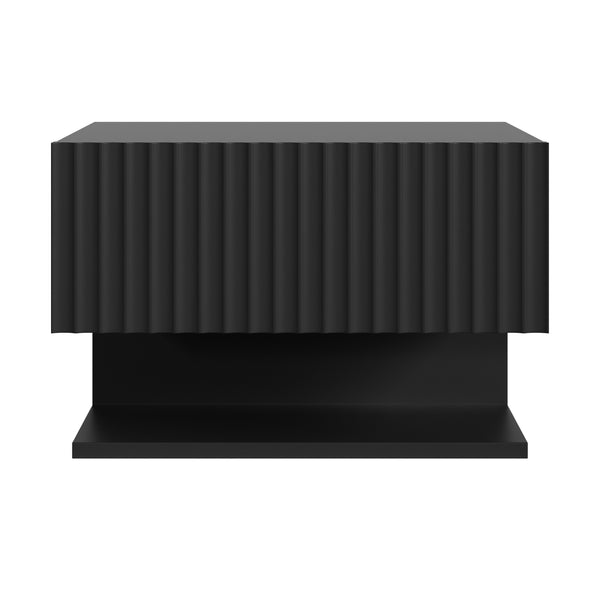 Comodino Sospeso da Parete Nand con Cassetto [en.casa]