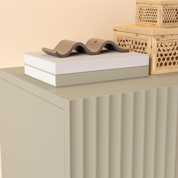 Comodino Sospeso da Parete Nand con Cassetto [en.casa]