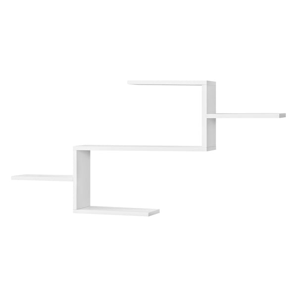 Mensola da Parete Flekkefjord con 5 Ripiani 104 x 15 x 50 cm [en.casa]