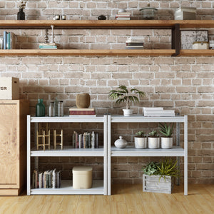 Scaffale portapacchi Austrheim 90x40x183cm in vari colori [en.casa]