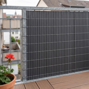 Tappeto Frangivista Cefalu in PVC Schermatura per Recinzione a Lamelle - Antracite casa.pro