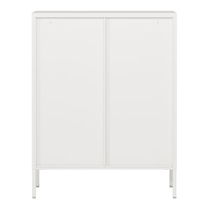 Sideboard Fauske con ante in vetro in diversi colori [en.casa]