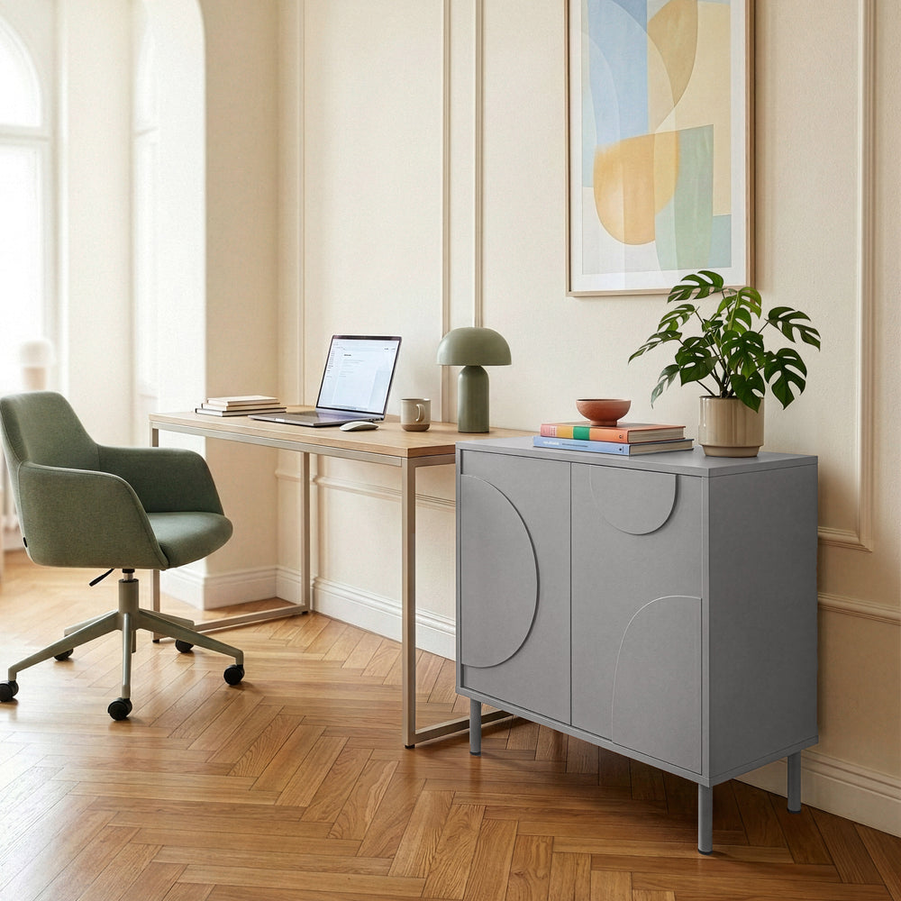 Credenza Holea Comò a 2 Ante 75 x 70 x 34 cm - Vari Colori [en.casa]