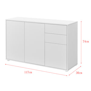 Sideboard Paarl 74x117x36 cm in vari colori en.casa