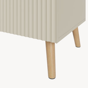Credenza Nand Madia con Ante Scanalate 120x40x76 cm [en.casa] 