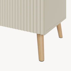 Credenza Nand Madia con Ante Scanalate 120x40x76 cm [en.casa] 