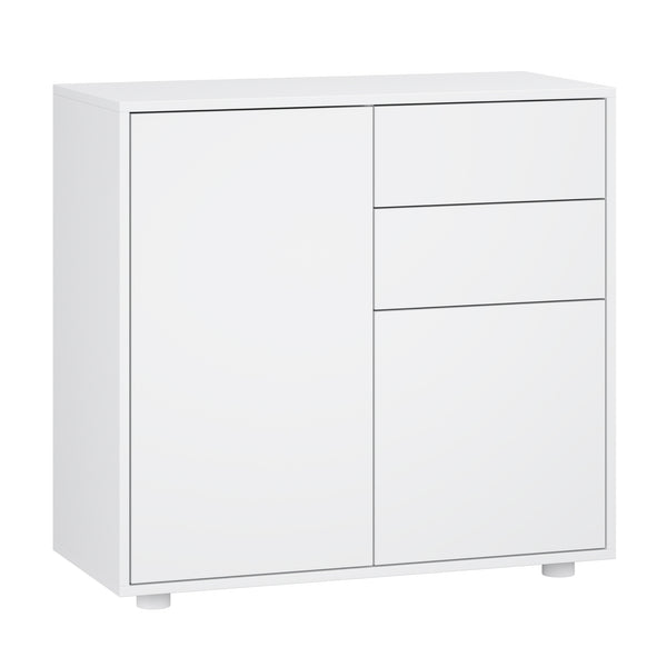 Comò Paarl con 2 Ante e 2 Cassetti 74x79x36 cm [en.casa] 